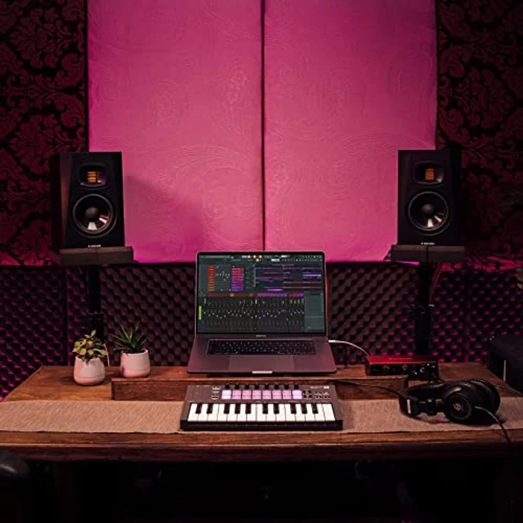 Novation FLkey Mini – Tragbares USB/MIDI-Controller-Keyboard mit 25 Tasten und Integration in FL Studio für die Musikproduktion – Bild 4