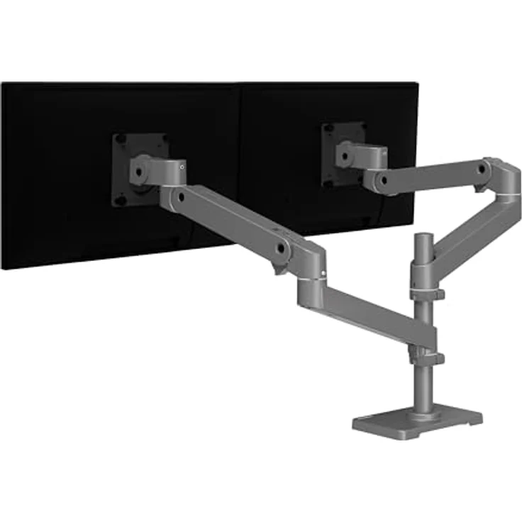 Ergotron LX Pro 45-690-293 Flachbildschirm-Tischhalterung, 68,6 cm (27"), ergonomisch, höhenverstellbar, dunkles Grau – Bild 3