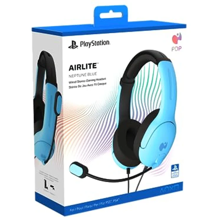 PDP PS5 AIRLITE Kabelgebundenes Headset Neptune Blue – Bild 3