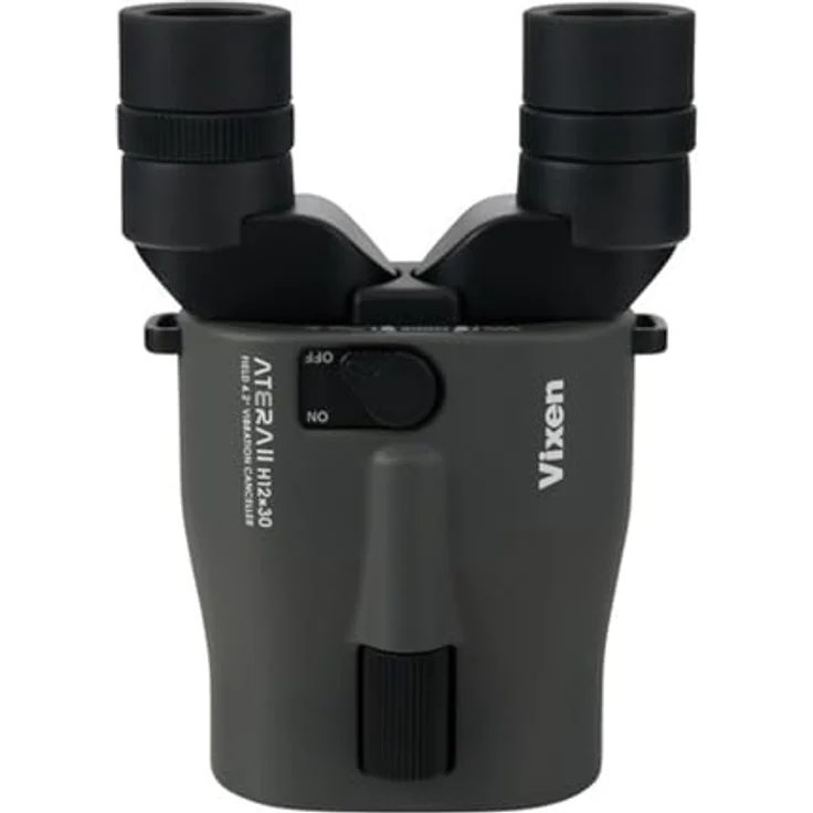 Vixen Atera II, Bildstabilisiertes Fernglas 12x30 mit Schwingungsdämpfer, anthrazit-grau – Bild 1