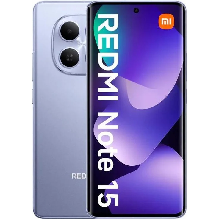 Xiaomi Redmi Note 15 NFC 4G DS 8/256GB Lila MZB0MOREU (256 GB, Lila, Purple, Violett, 6.77", 4G), Smartphone, Violett – Bild 1