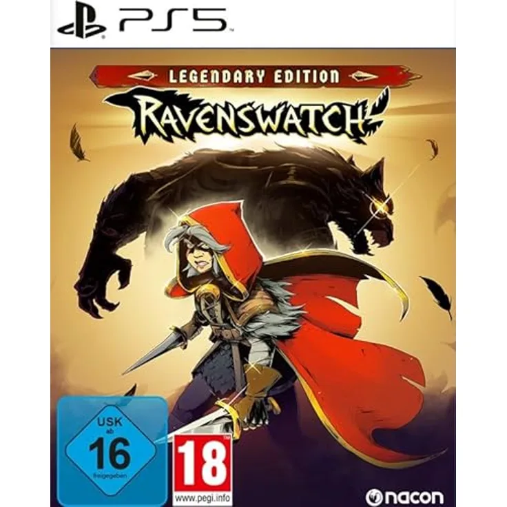 NACON Ravenswatch [Legendary Edition] (Deutsche Verpackung) (PS5) - Rogue-like-Actionspiel mit deutschen Anleitungen, spielbar auf Deutsch