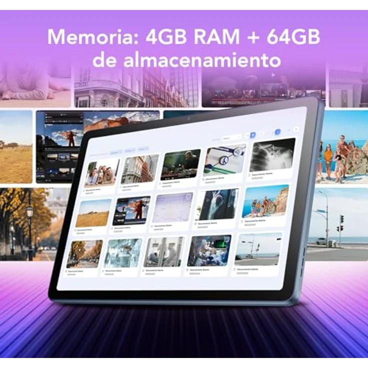 TCL Tablet Tab 10 Gen 4, 10,1 Zoll IPS-Display, 4 GB RAM + 128 GB Speicher, 6000 mAh Akku mit 18 W Schnellladung, IP54, schlankes Design – Bild 5