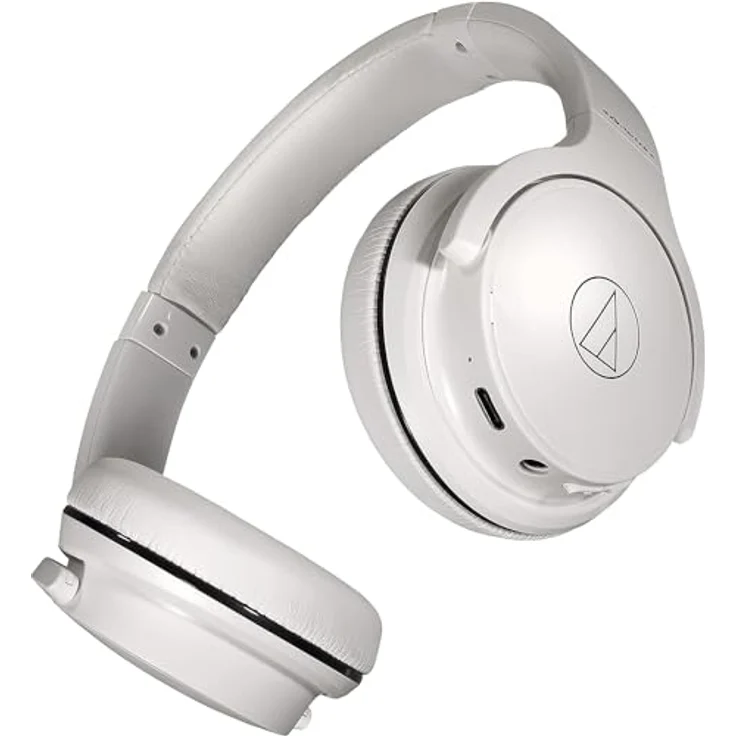 Audio Technica Wireless Headphones ATH-S220BTWH Built-in microphone White Wireless-Wired Over-Ear – Bild 4