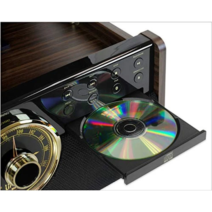 Victrola Empire 6-in-1 Bluetooth Plattenspieler Music Centre – Bild 2