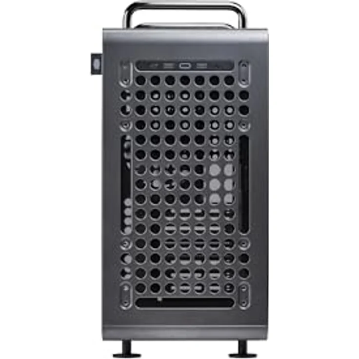Cooler Master QUBE 540 Stardust Iron, Kompaktes ATX-Gehäuse mit Tempered Glass, flexible Layout-Optionen, Unterstützung für 360-mm-Flüssigkeitskühlung und E/A-Panel mit USB-C – Bild 3
