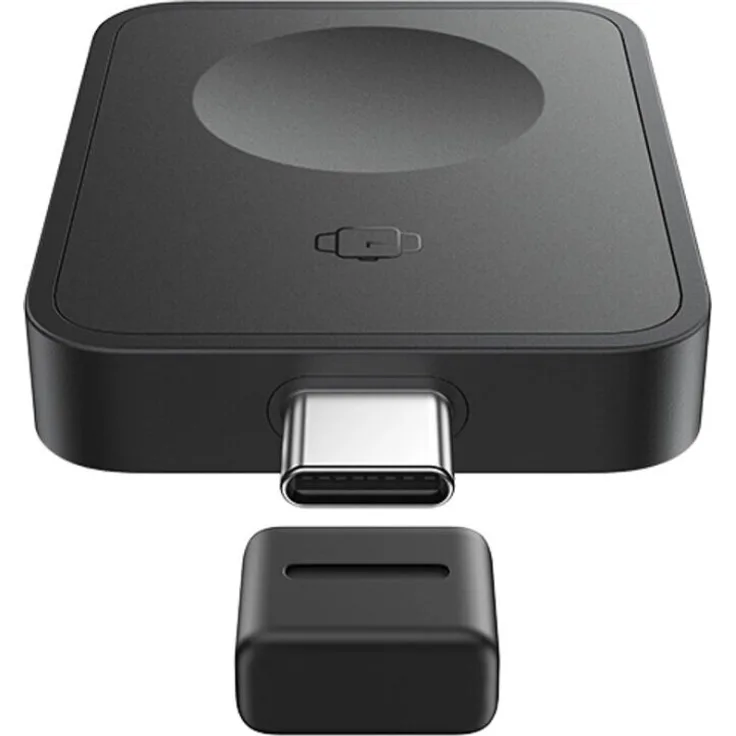 Baseus MagPro, 2,5W magnetisches induktives Ladegerät für Apple Watch, Schwarz mit MagSafe-Technologie und Sicherheitsschutz