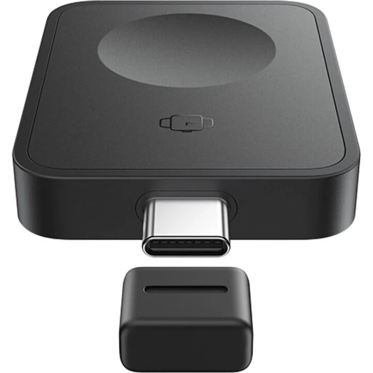 Baseus MagPro, 2,5W magnetisches induktives Ladegerät für Apple Watch, Schwarz mit MagSafe-Technologie und Sicherheitsschutz