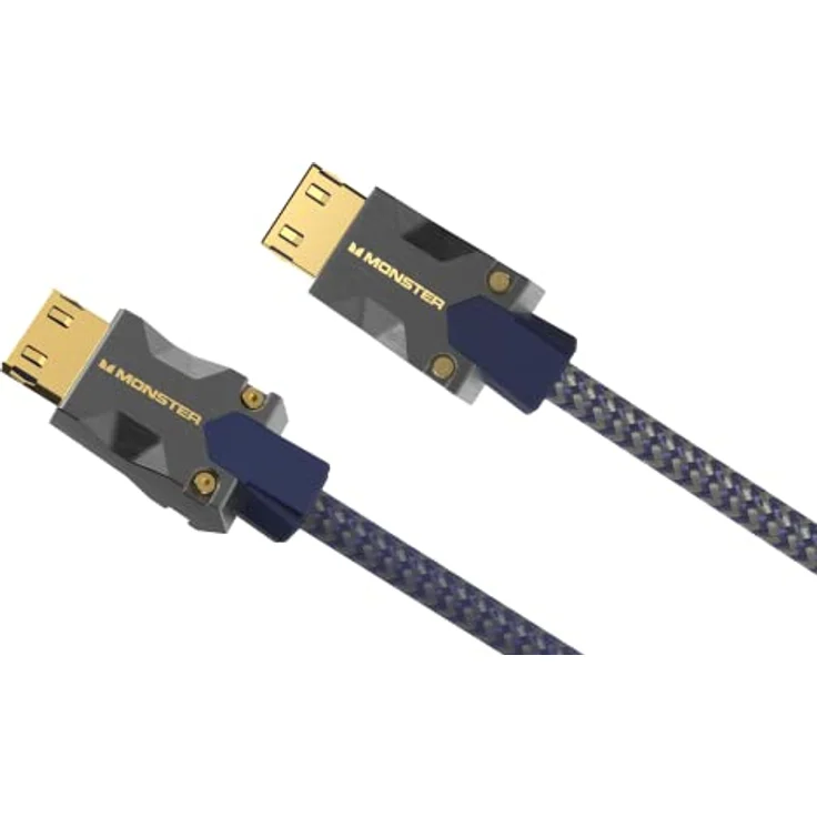 Monster M3000 HDMI Kabel 1,5m, HDMI 2.1 Kabel, HDMI-Kabel 8K, Ultra High Speed HDMI Kabel 48Gbps, 8K@60Hz, 4K@120Hz, HDR, eArc, Goldkontakte, TV Kabel, Kompatibel zu PS4/PS5/Xbox, Blau - Preisvergleich – Bild 1