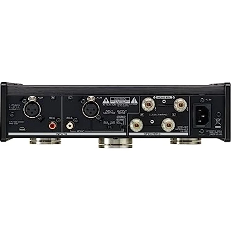 TEAC AP-505 HiFi Verstärker der Klasse D (schaltbar, 3 Ausgabemodi, Schutzschaltung, Aluminiumgehäuße, Ringkerntransformator), Schwarz – Bild 4
