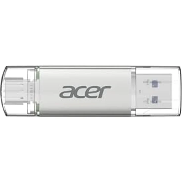 Acer USB-Stick UT300 256GB USB 3.2 Gen1, Dual-Anschluss Typ-A & Typ-C, bis zu 150 MB/s, Aluminiumgehäuse – Bild 1