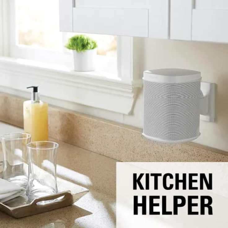 Sanus Wandhalterung (verstellbar, für Sonos Play: 1 und Play: 3 Lautsprecher  Weiß (2 Stück) – Bild 5