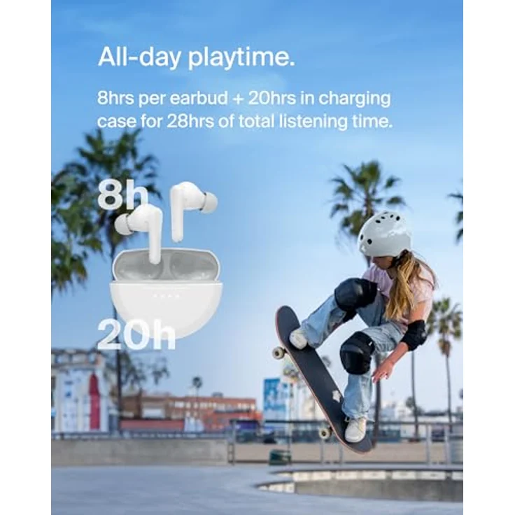 Belkin Soundform Nano2 Wireless Kinder In-Ear Kopfhörer, weiß (keine Geräuschunterdrückung, 8 h, Kabellos) – Bild 2