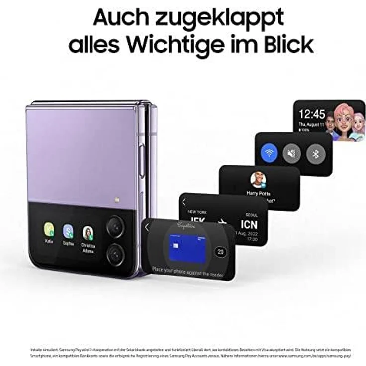 Samsung Galaxy Z Flip4 5G Smartphone Android Klapphandy 512GB, Pink Gold, inkl. 36 Monate Herstellergarantie  – Bild 3