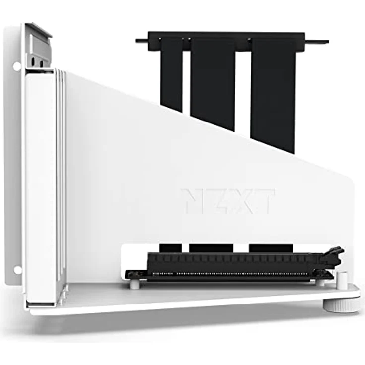 Nzxt Vertical GPU Mounting Kit-AB-RH175-W1-175 mm PCIe 4.0x16 Riser-Kabel – GPU-Halterung Robuste Stahlhalterung, Schwarz/Weiß – Bild 3
