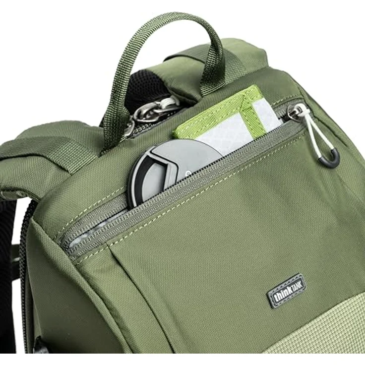 Think Tank Backlight 18L Montane Green, Fotorucksack mit rückseitigem Zugriff für Kamerazubehör, 18 l, inklusive Fächern für Laptop und Tablet – Bild 4