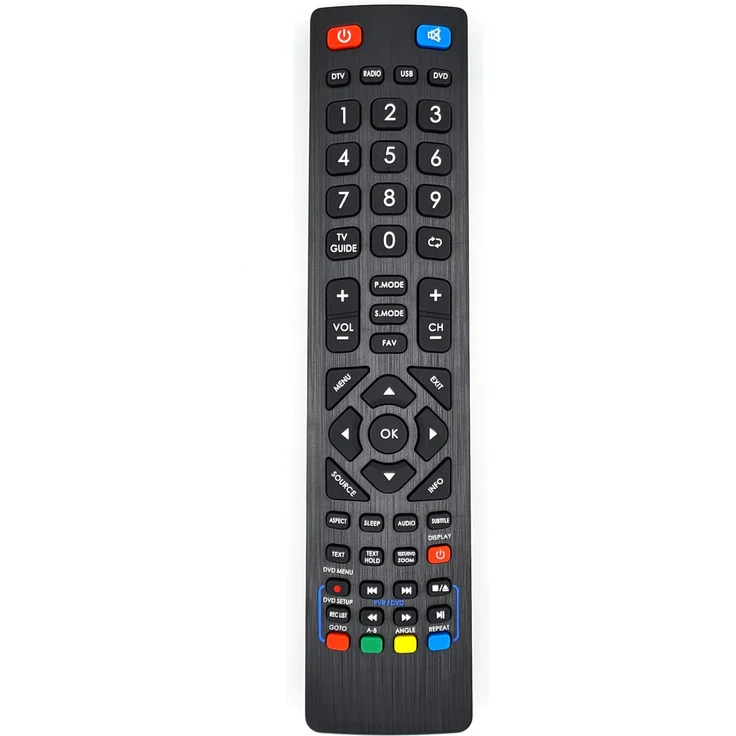 Alltro Ersatz Fernbedienung für Blaupunkt TV 23/157I-GB-3B-HBKDU-EU, kompatibel mit Sharp TV, 10 m Reichweite, AAA Batterie, 72 g leicht
