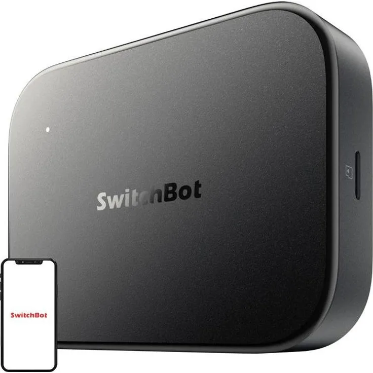 SwitchBot AI HUB Gateway, Smart Home Hub, Schwarz