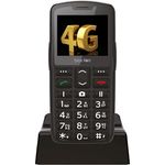 Beafon SL260 LTE 4G Silverline Seniorenhandy mit SOS Notruftaste, Hörgerätekompatibel, M4/T4, Lichtsignal, 2,2" Display