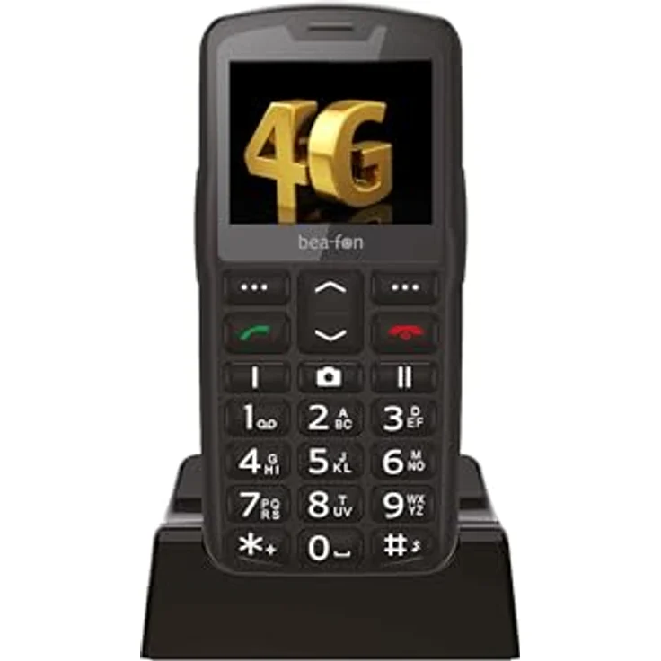 Beafon SL260 LTE 4G Silverline Seniorenhandy mit SOS Notruftaste, Hörgerätekompatibel, M4/T4, Lichtsignal, 2,2" Display – Bild 1
