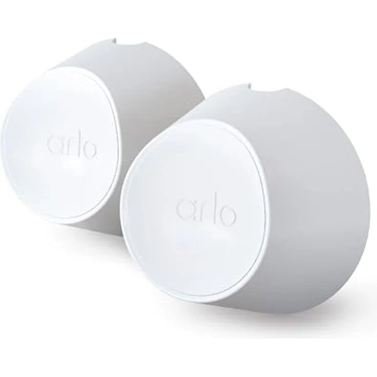 Arlo Zubehör, Magnetische Wandhalterungen (offiziell, 2er Set, Innen-Außen, nur mit kabelloser Arlo Ultra und Pro3 Überwachungskamera kompatibel) VMA5000, weiß – Bild 2