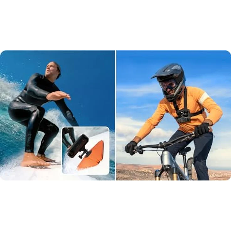 Insta360 X4 Vertikale & Horizontale Kamerahalterung - Schnellspann-Befestigungspunkte, Hoch- und Querformat, unterstützt Verschiedene Montage für Zubehör – Bild 4