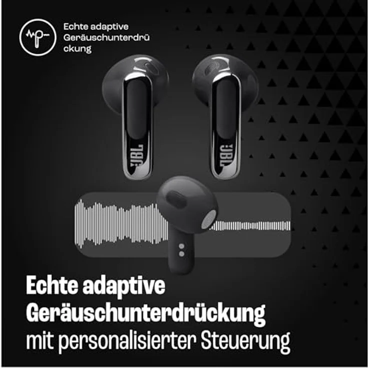 JBL LIVE FLEX 3 wireless In-Ear-Kopfhörer, True Adaptive Noise Cancelling, Hi-Res Audio, IP54, Personi-Fi 3.0 – Bild 5