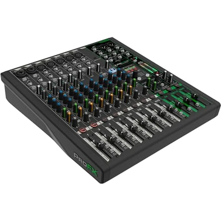 Mackie ProFX12v3+ 12-Kanal Analogmischpult mit verbesserten Effekten, USB-Aufnahmemodi und Bluetooth, Schwarz – Bild 3