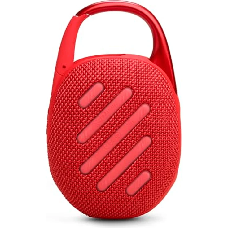 JBL Clip 5 in Red - Portable Bluetooth Speaker Box Pro Sound, Deep Bass and Playtime Boost Function - Waterproof and Dustproof - 12 Hours Runtime – Bild 4