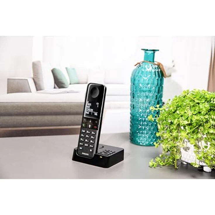 Philips D4751B-01 DECT Schnurlostelefon mit Anrufbeantworter – Bild 3