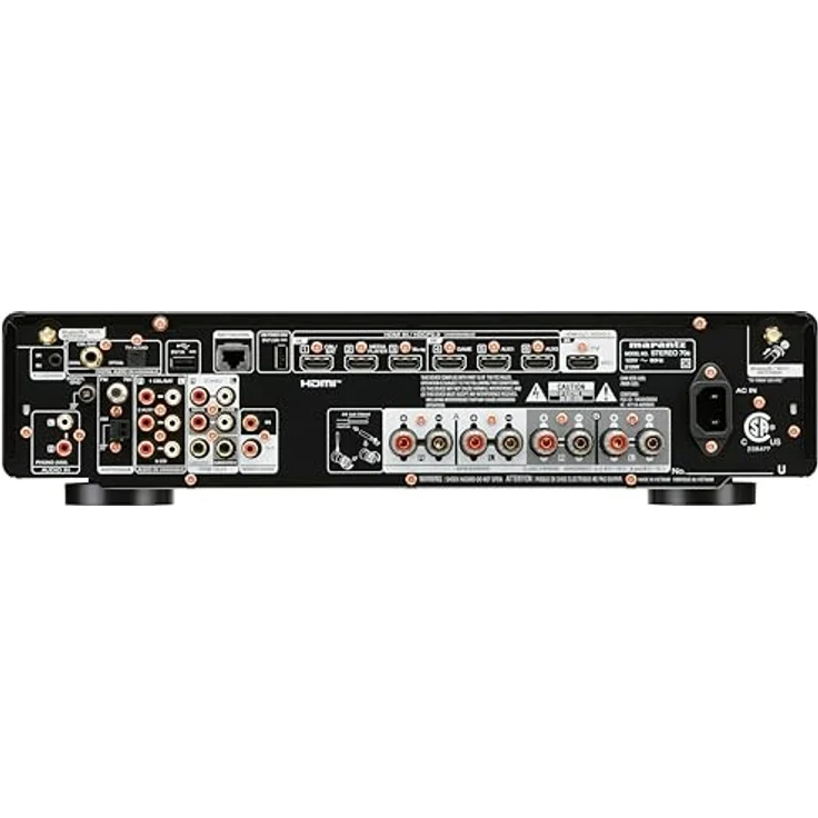 Marantz Stereo 70s Stereo-Gerät mit HDMI-Umschaltung, Streaming über HEOS Built-in, Phono-Eingang und UKW-/DAB+-Radio - Silber – Bild 3