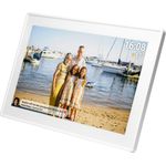 Denver PFF-1515W 15,6'' digitaler Bilderrahmen weiá (15.60", 1920 x 1080 Pixel), Digitaler Bilderrahmen, Weiss