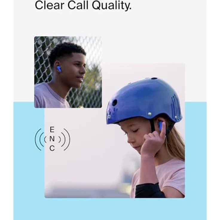 Belkin Soundform Nano2 Wireless Kinder In-Ear blau AUC011btBL, Kabellose Kopfhörer - 8 Stunden Akkulaufzeit – Bild 5