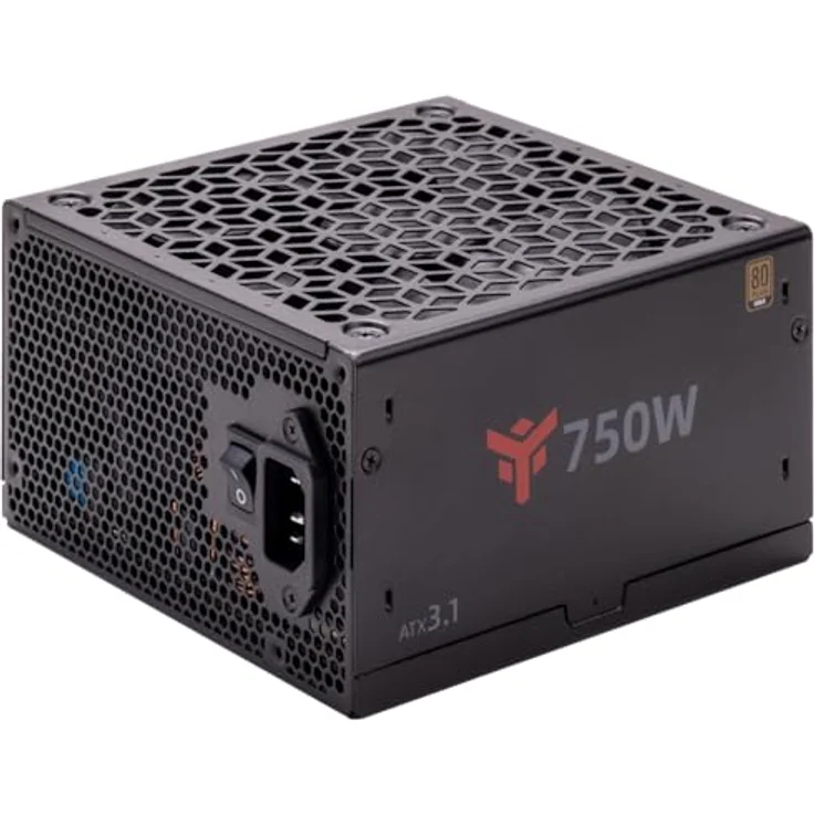 iTek Netzteil GBI750-750W 80Plus Gold, ATX 3.1, 140mm FDB Lüfter, modular mit japanischen Kondensatoren – Bild 1