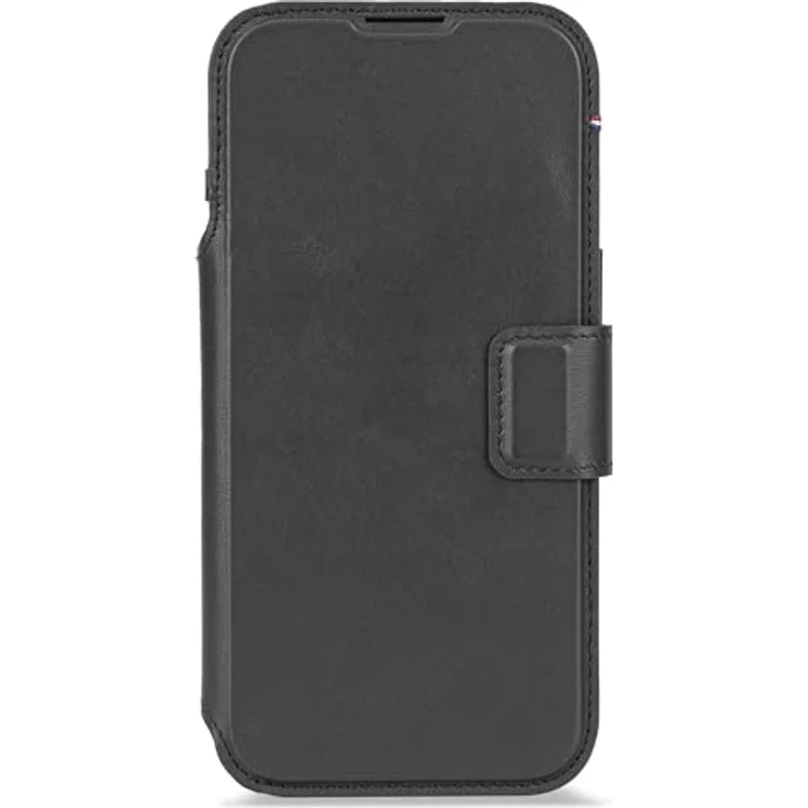 Decoded 2-in-1 Lederhülle für iPhone 17 Air, Abnehmbare Wallet aus Premium ECCO Leder, MagSafe-kompatibel, Fallschutz, Kratzfest, Schwarz – Bild 3