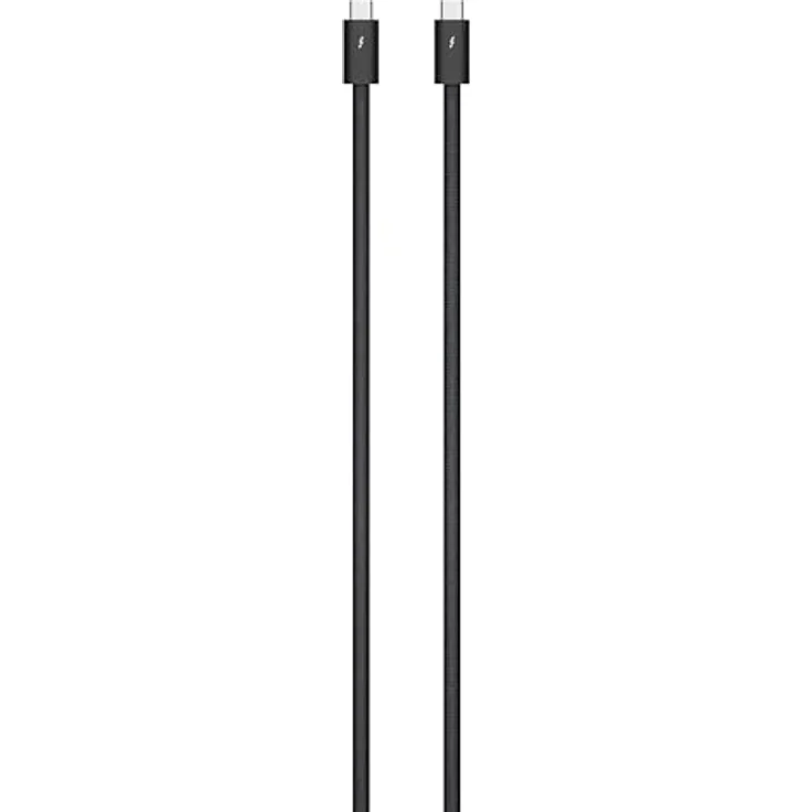 APPLE Thunderbolt 5 (USB-C) Pro Kabel, 1 m, bis zu 120 Gbit/s, geflochten, schwarz – Bild 3