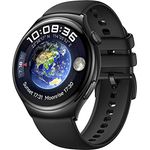 HUAWEI Watch 4 schwarzes Fluoroelastomer-Armband, Schwarz, Einheitsgröße, Klassisch