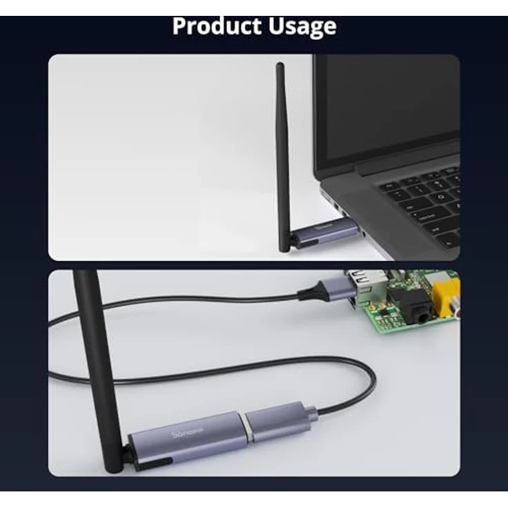 SONOFF Zigbee 3.0 USB Dongle Plus MG24, leistungsstarker Zigbee Gateway mit EFR32MG24 Chip, 4,5dBi Antennengewinn, kompakt mit USB-Verlängerungskabel, kompatibel mit Home Assistant und Zigbee2MQTT – Bild 4