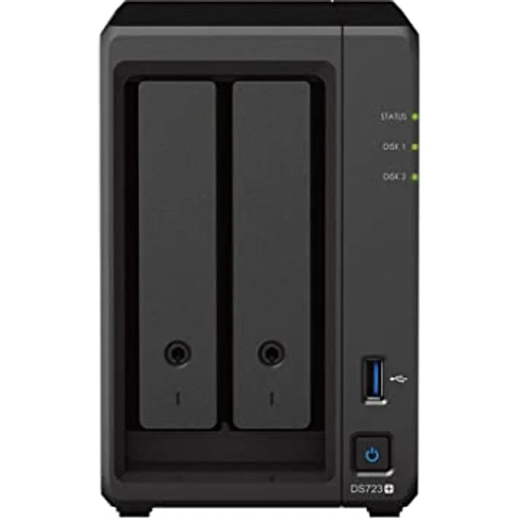 Synology DiskStation DS723+ NAS/Storage Server Tower Ethernet LAN Black R1600 – Bild 1