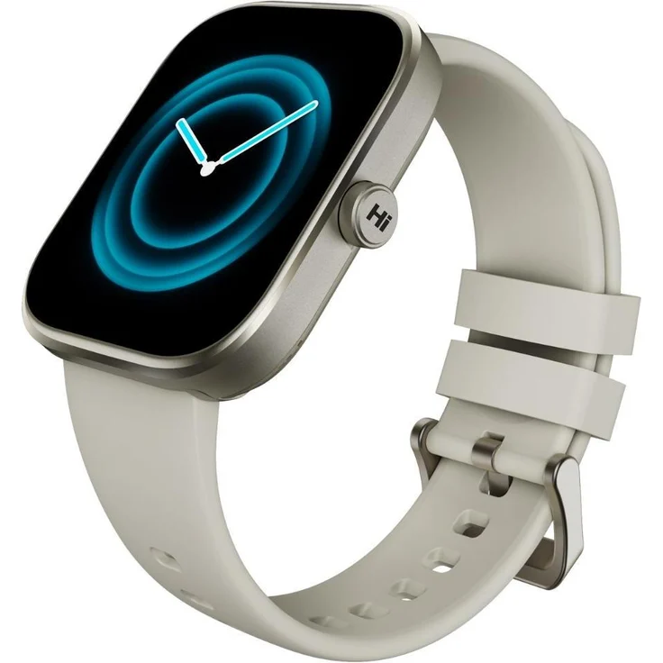 HiFuture LUME PRO Smartwatch, Titanium mit modernen Funktionen für Gesundheit und Fitness