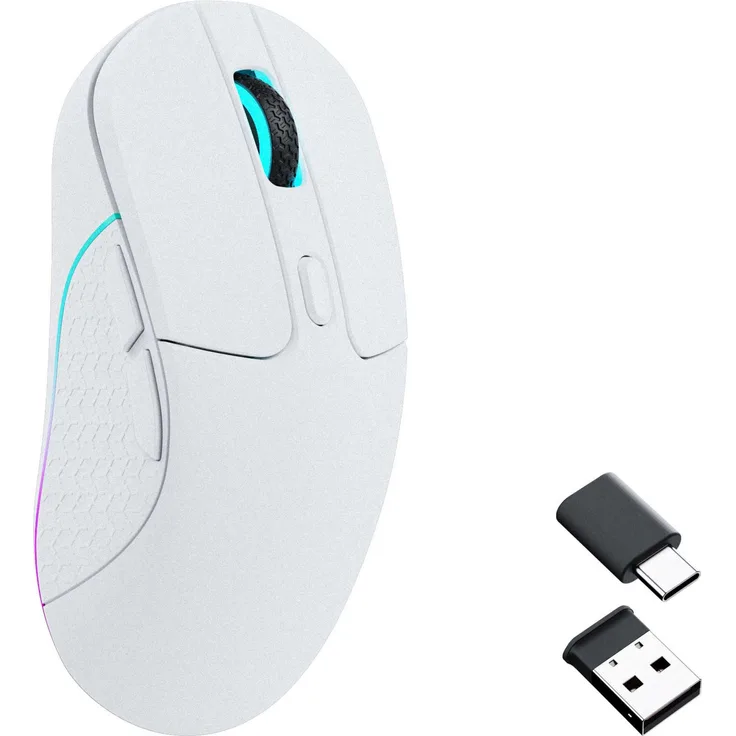 Keychron M3 Wireless Gaming-Maus, PixArt Sensor (100-26.000 dpi), schwarz
