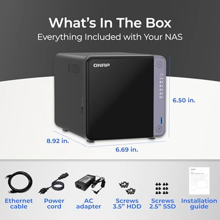 QNAP TS-432X-4G NAS 4-Bay, 10G SFP+ und 2x 2.5G Ethernet, 4GB RAM, erweiterbar – Bild 5