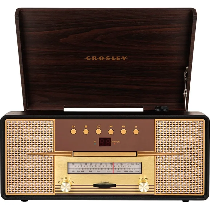 Crosley Rhapsody, Plattenspieler, Braun
