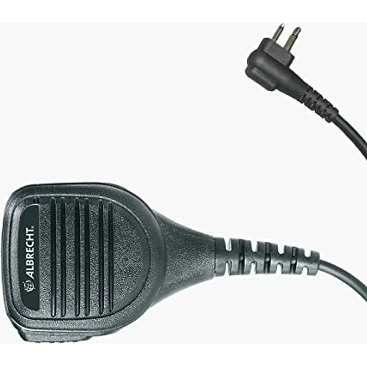 Albrecht Funkgerät Albrecht Lautsprecher-Mikrofon SM600 Motorola Lautsprecher Mic 41757, Staub- und Spritzwasserschutz, drehbarer Gürtelclip, Spiralkabel – Bild 2