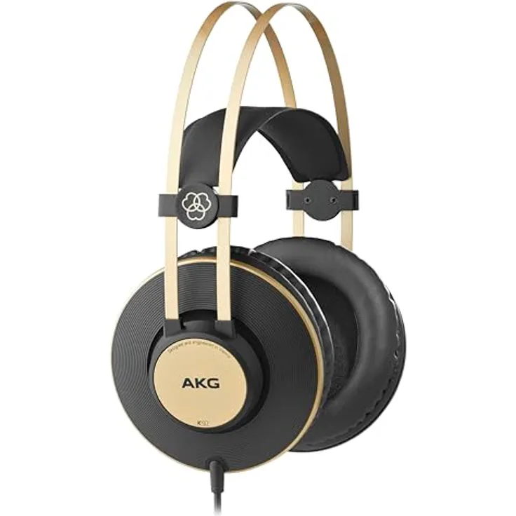 AKG SÅ‚uchawki AKG K92, Kopfhörer mit neutraler Klangsignatur und geschlossenem Design, schwarz