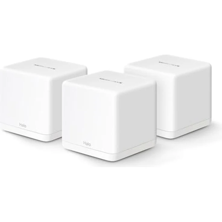 Mercusys HALO H60X WiFi Mesh System 6, Dual-Band 1500 Mbps, für 550 m², Weiß, 3 Stück – Bild 1
