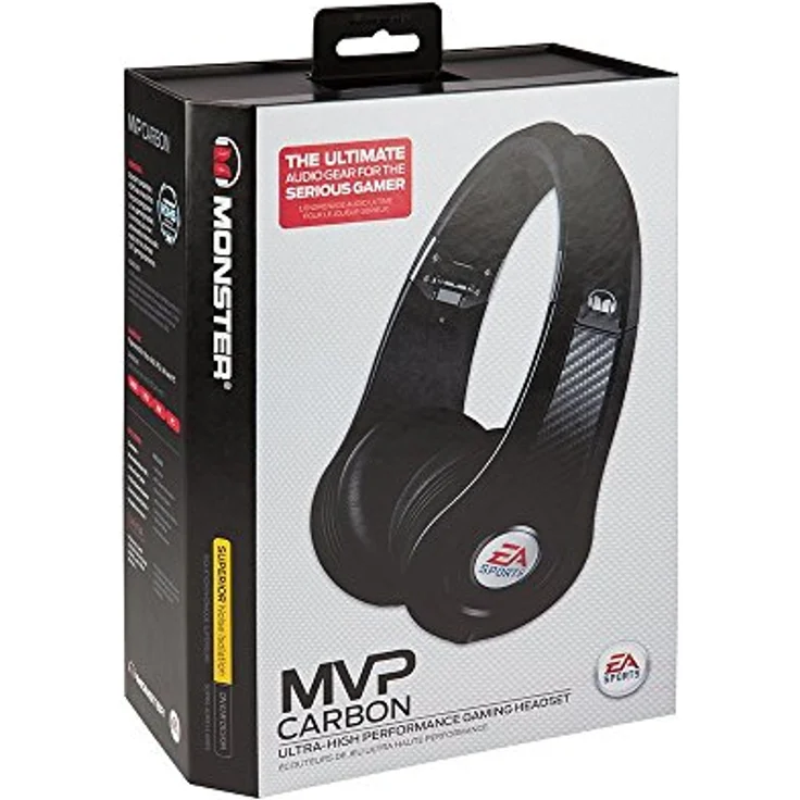Monster MVP Carbon by EA Sports OnEar Gaming-Headset (PS3, Xbox 360, Wii, PC) schwarz – Bild 6