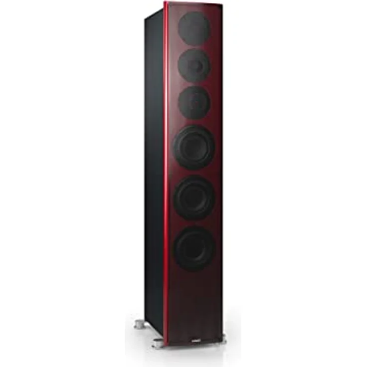 Nubert nuVero 110 | Rot/Schwarzer Standlautsprecher | 1 Stück High End Lautsprecher | Lautsprecher für Stereo | HiFi Qualität auf höchstem Niveau | Passive Standbox mit 3 Wegen Made in Germany – Bild 2