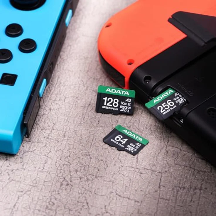 ADATA 64GB MicroSDXC UHS-I U3 V30 Speicherkarte, 160 MB/s Lesegeschwindigkeit, schwarz/grün/weiß – Bild 6