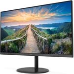 AOC Q24V4EA - 24 Zoll QHD Monitor, AdaptiveSync (2560x1440, 75 Hz, HDMI, DisplayPort) schwarz